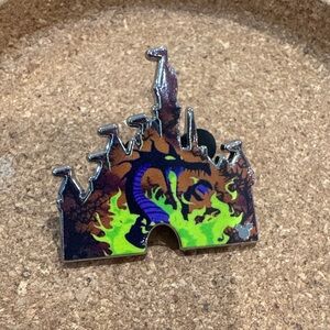 Maleficent castle hidden Mickey pin wave B
